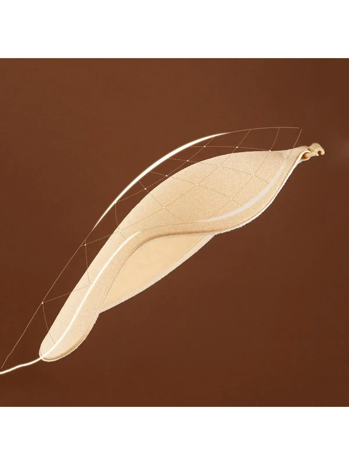 زوج واحد من حمالة صدر غير مرئية من السيليكون لكوب المانجو للنساء مع ملابس داخلية مجمعة رفيعة