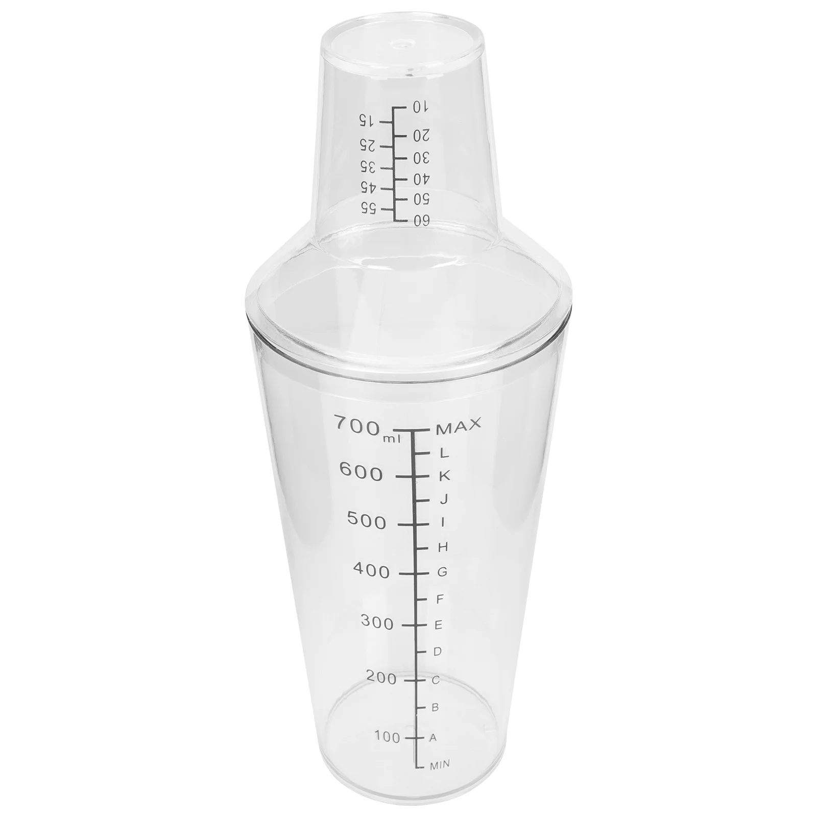 

Clear Cocktail Shaker High Quality Non-Slip Sealed Design Home Bar Drinks Hand Shaker Milk Tea Mixing Cup Wine Tool