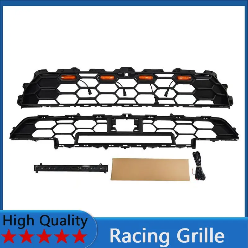 

For Toyota 4Runner 2024-2026 Year Racing Grille Front Bumper Grill Body Kit Accessories - T-R-D Style