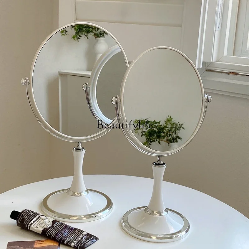 

Double-Sided Makeup Mirror for Female, Desktop, Simple Style, High Sense, Student Dormitory, Dresser