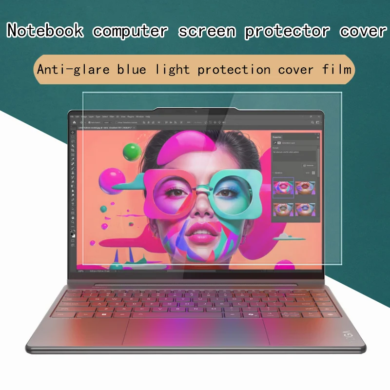 

Замените Lenovo Yoga 9 2-в-1 14ILL10/Gen10 Защитная пленка для экрана ноутбука, чехол для клавиатуры, ультра-прозрачная/антибликовая/антисиняя пленка для экрана