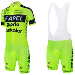 EFAPEL Cycling Jersey Set 2024 Man's Short Sleeve Cycling Clothing MTB Bike Uniform Maillot Ropa Ciclismo Summer Bicycle Wear