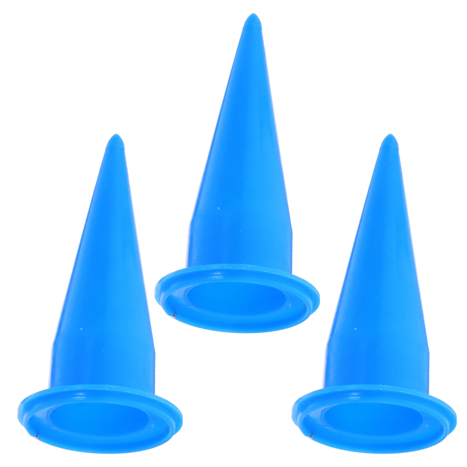 

3 Pcs Large Glue Mouth Gun Caulk Saving Caps Structural Tool Abs Nozzle Applicator Nozzles