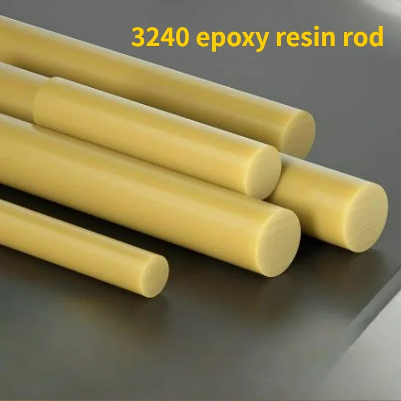 2 Stück 500 mm Epoxidharzstab, Harzstab, Bakelitstab, 8–25 mm, Isolierfaser, Phenolharz-Glasstab für elektrische Schaltanlagen, CNC – Detail 1