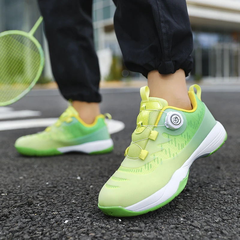 Knob Green Tennis Shoes Man Anti-Slip Platform Table Tennis Sneakers Femme High Quality Professional Volleyball Sneakers Male