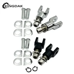 39MM Universal Motorcycle Foot Pegs Support Mount Footrests Clevis Hardware Kits For Harley Softail FXST for Honda for Yamaha