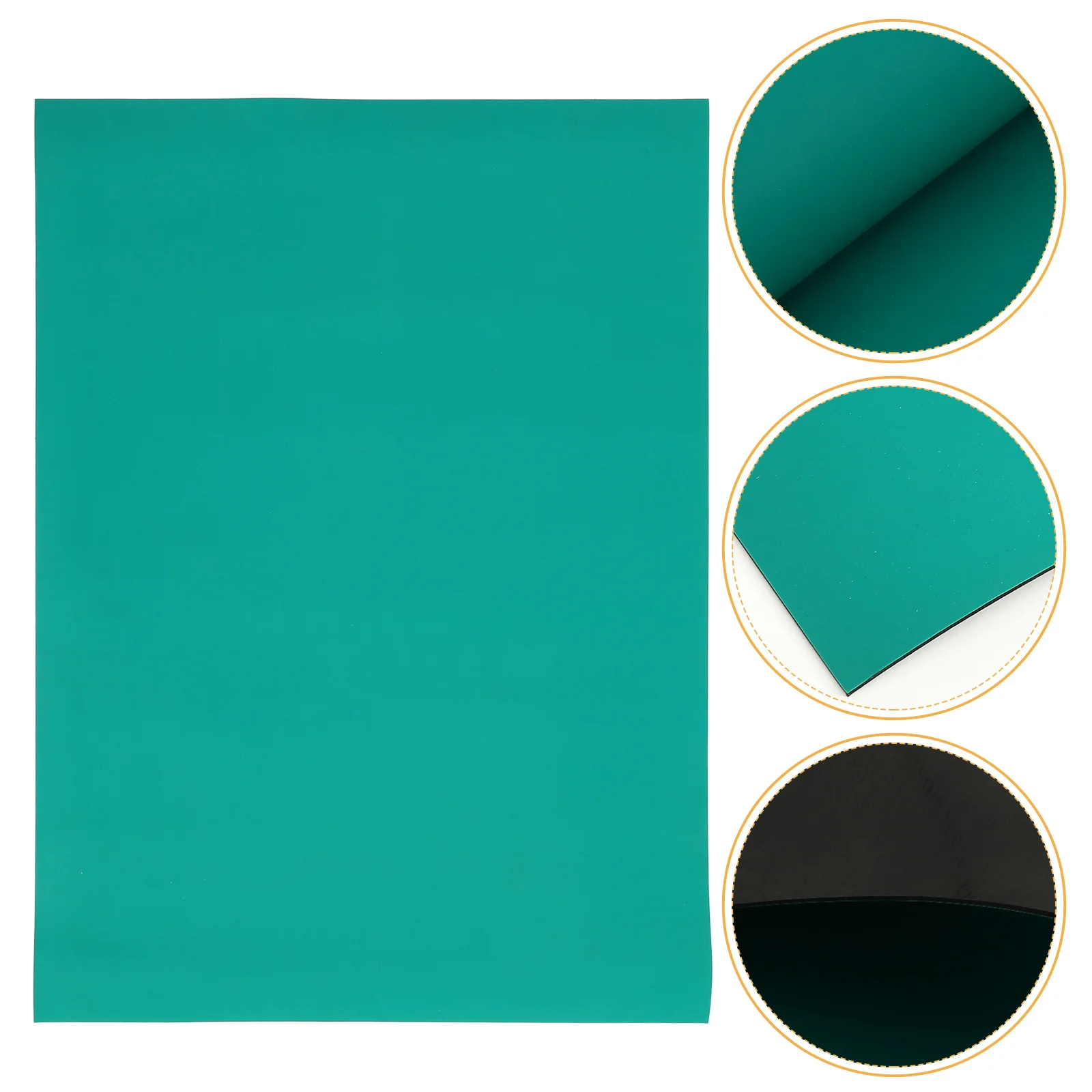 0.6x0.8x2 مللي متر مكافحة ساكنة حصيرة للإلكترونيات مقاومة المطاط منضدة وسادة التأريض حصيرة مكتبية للكمبيوتر المحمول #4