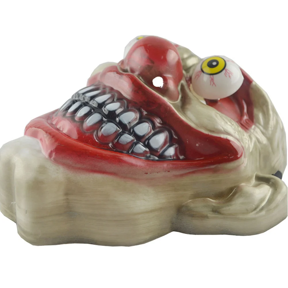 Máscara asustada de Halloween, máscara de payaso de broma, mueca, globo ocular, máscara de Cosplay, suministros para fiestas