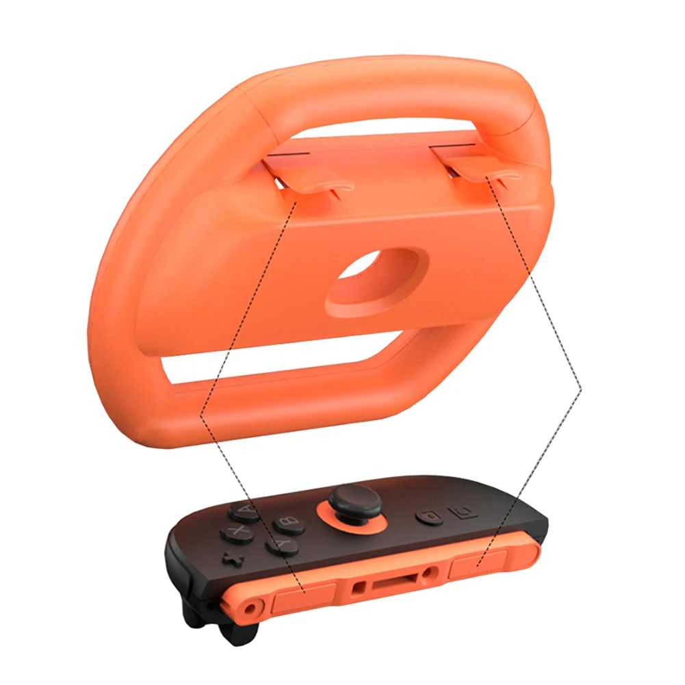 4 pacotes de suporte de alça de controlador de rodas de corrida para controladores Joy-Con Nintendo Switch2