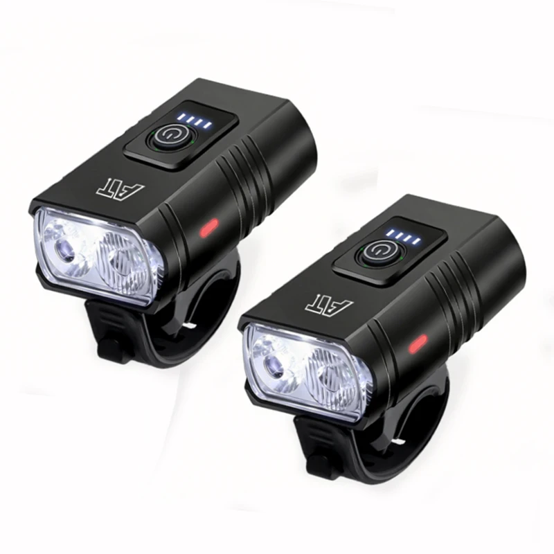 LED Fietskoplamp Type-C Oplaadbare Fietskoplamp MTB Racefiets Koplamp Eenvoudig te installeren Fietsaccessoires