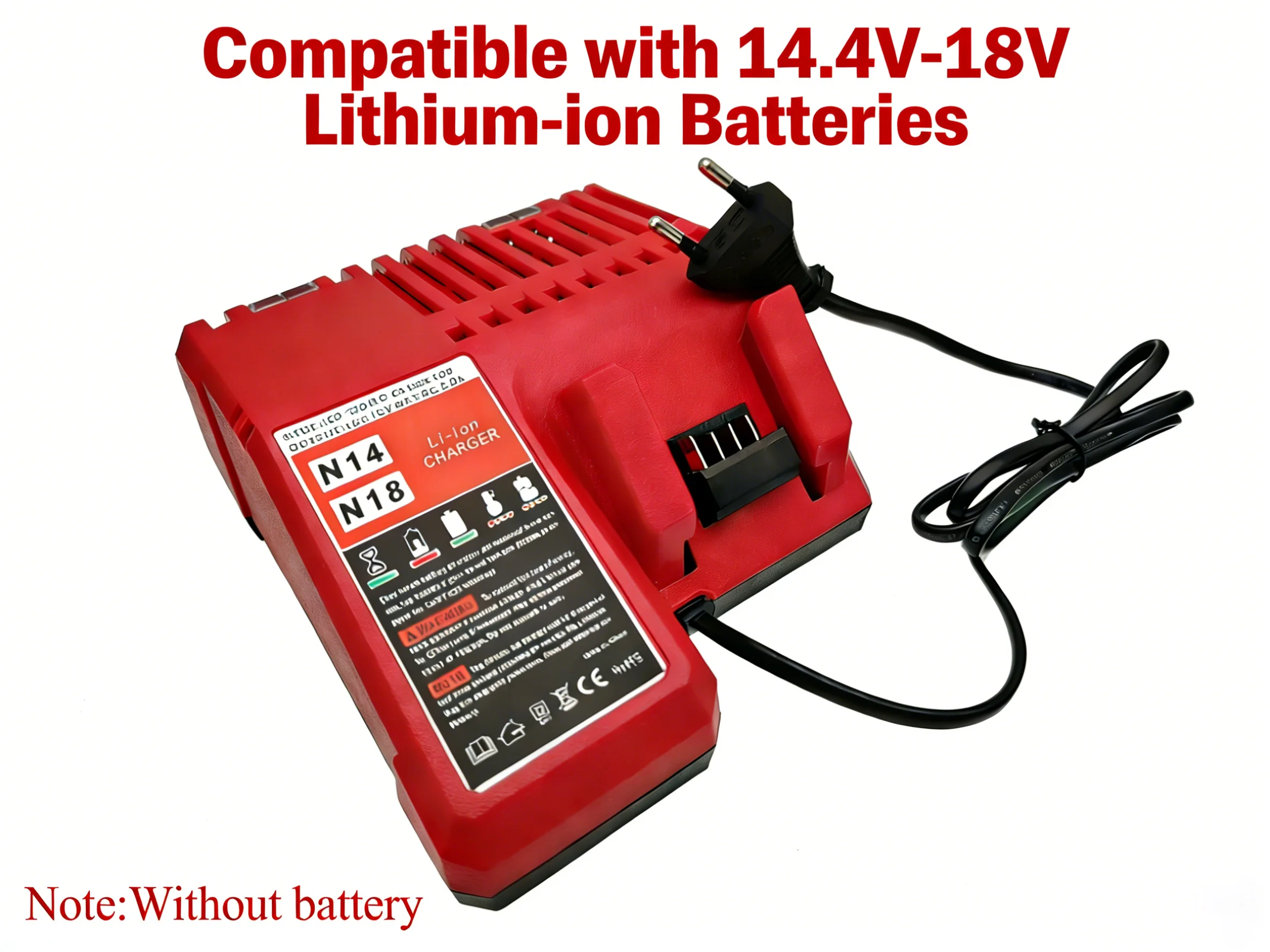 

Запасные части для электроинструментов 48-11-1852 48-11-1811, зарядное устройство для литий-ионных аккумуляторов Milwaukee 14.4V 18V, для литий-ионных аккумуляторов M18.