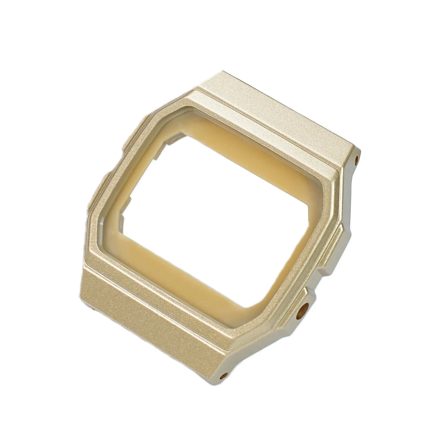 Acessórios de relógio terno modificado + ferramenta para casio f91w F-91W-1 série caso mod kit resina borracha moldura relógio caso preto ouro rosa