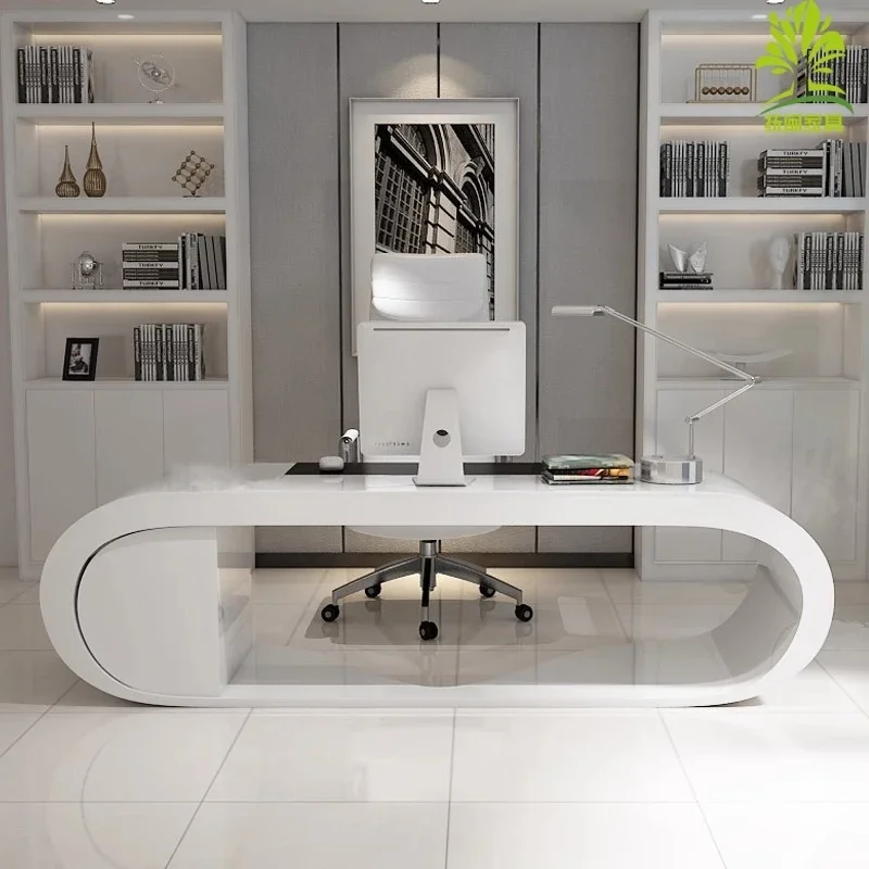 z.Простой креативный компьютерный стол, белая стойка регистрации, квартира, бар, настольный компьютерный стол, новая модель