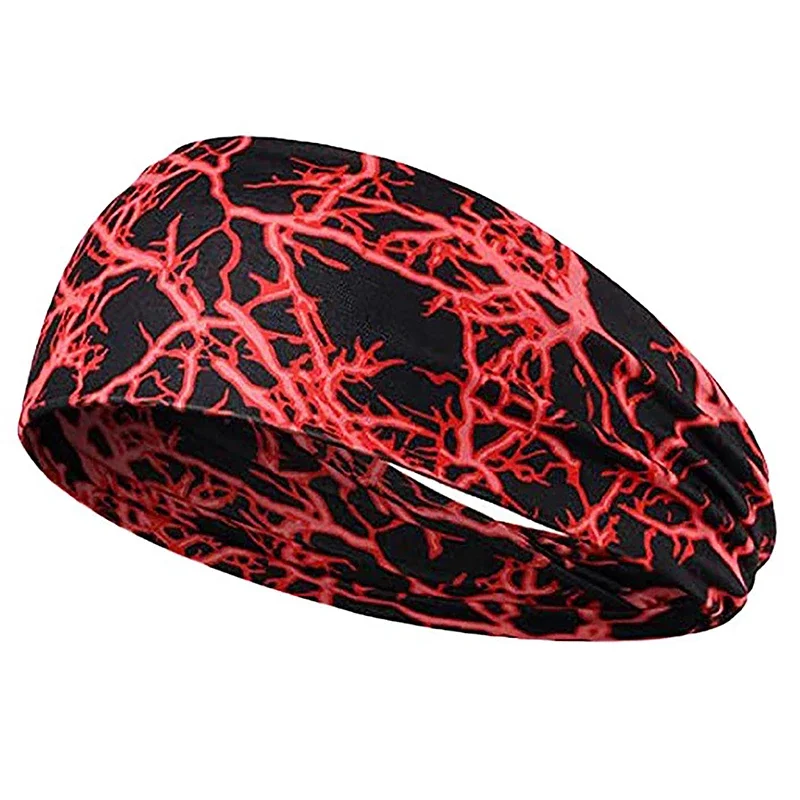 1PC Unisex Fitness Anti Sweating Band Running Headband Sports Absorbing Yoga Hair image 5