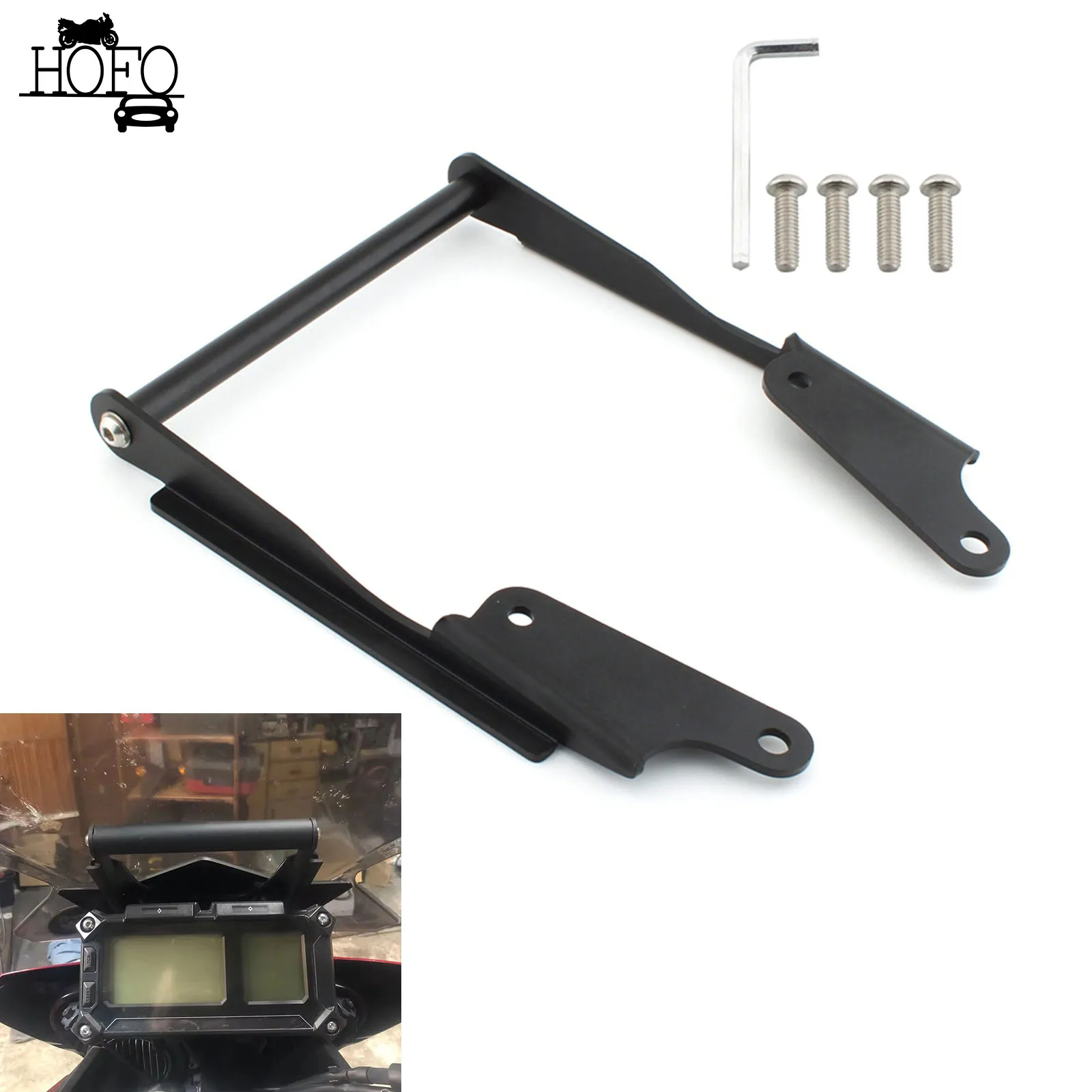 Mobile Phone GPS Navigation Plate Bracket Diameter 12MM For Yamaha MT-09 Tracer 2015-2017 FJ09