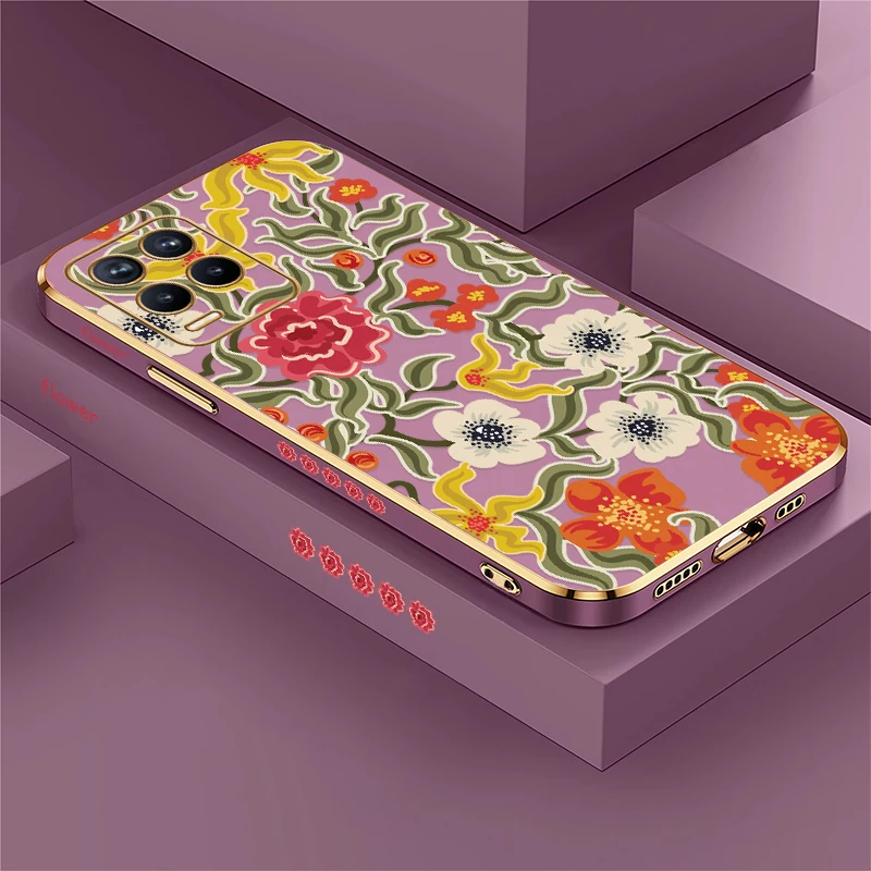 Flower Pattern Shoc…