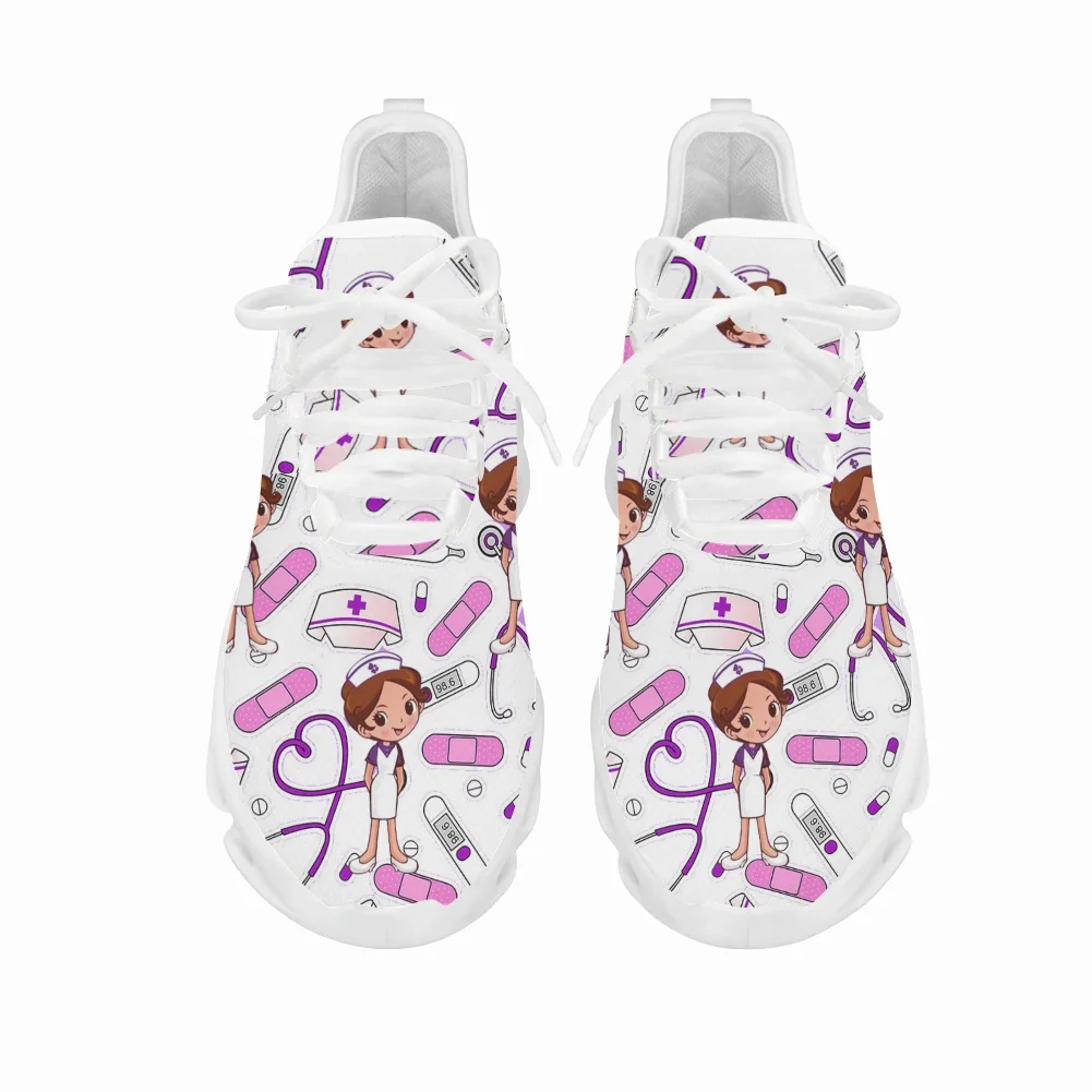 Belidome Soins Infirmiers Occasionnels Chaussures pour Femmes Mignon Médical D'infirmière Conception Chaussure Respirante Infirmières Baskets chaussures De Course Légères Chaussures Mujer