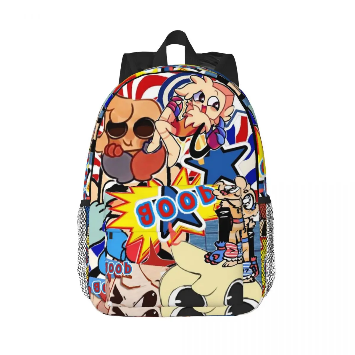 

Goob Popular Cartoon Dandy's World Backpack Daypack Large Capacity Boys Girls BookBag Shoulder Bags for Men Women Kid School Bag