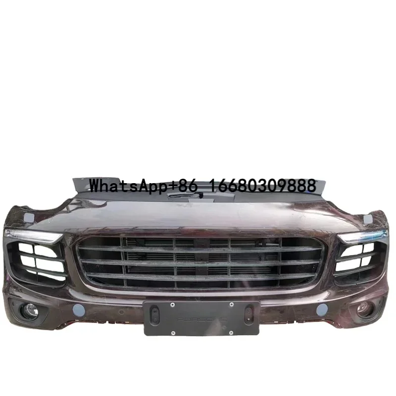 

for Rapid delivery high quality car front end body kit accessories 92a porsche cayenne 958 front bumper assembly