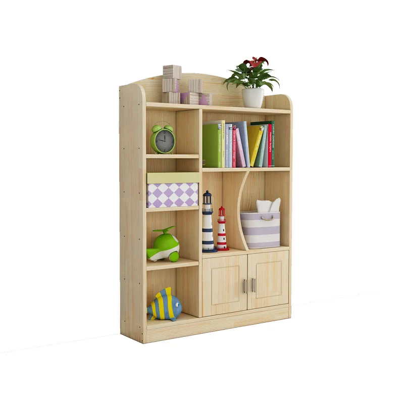 

Simple children's bookshelf shelf Multi-layer kindergarten bookcase with door can be determined directly from the manufacturer
