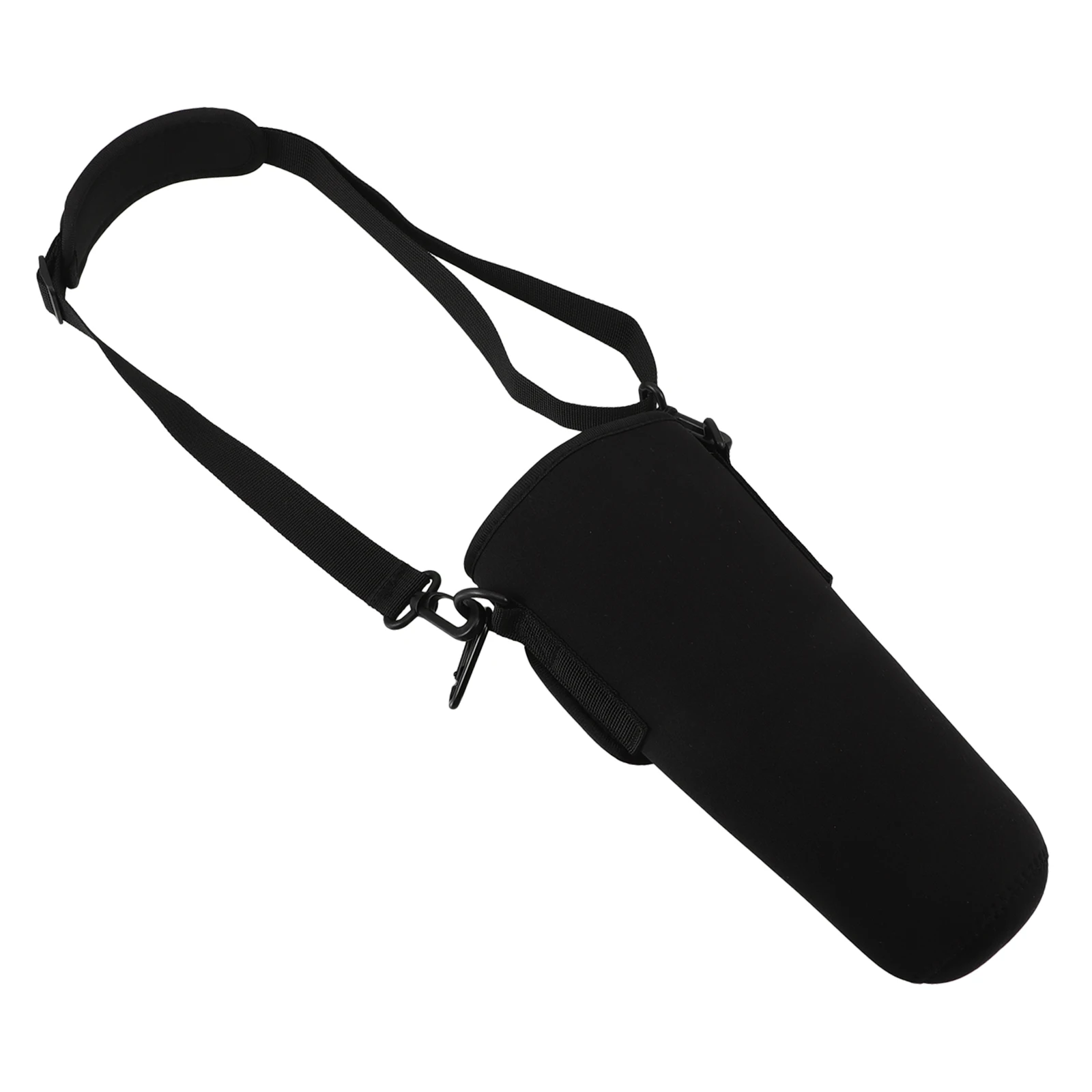 

1PC Car Ice Cup 40OZ Diving Material Handle Adjustable Shoulder Strap Portable Outdoor Water Bottle Cooler Sleeve