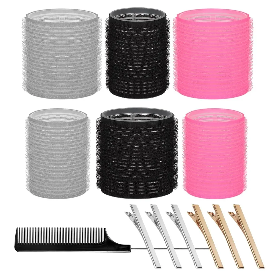 Overnight Heatless Hair Curler Set with Comfort Clips