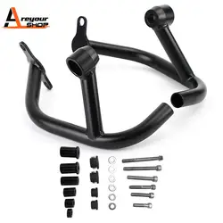 Areyourshop Black Engine Guards Frame Crash Bars for Kawasaki Z900 Z 900 2020 2021 2022 2023