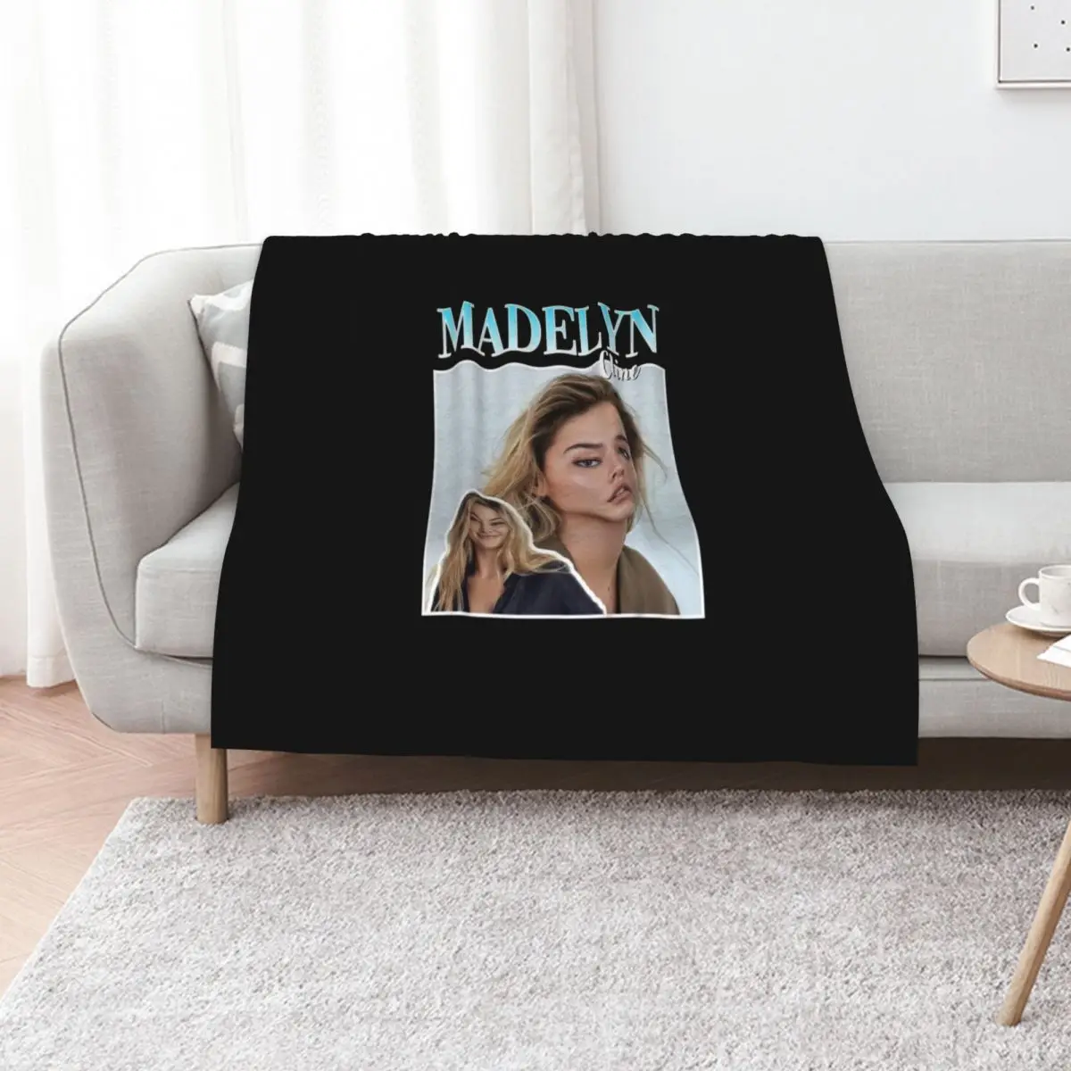 Madelyn Cline Throw Blanket Soft Plush Blanket as Housewarming Gift