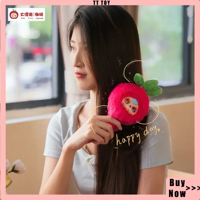 [Ready Stock] Boneka Plush Bayi Baru Three Let Me Comb Your Hair Blind Box Boneka Buah Lucu Desain Personal Untuk Anak Perempuan Hadiah Mainan Trendi