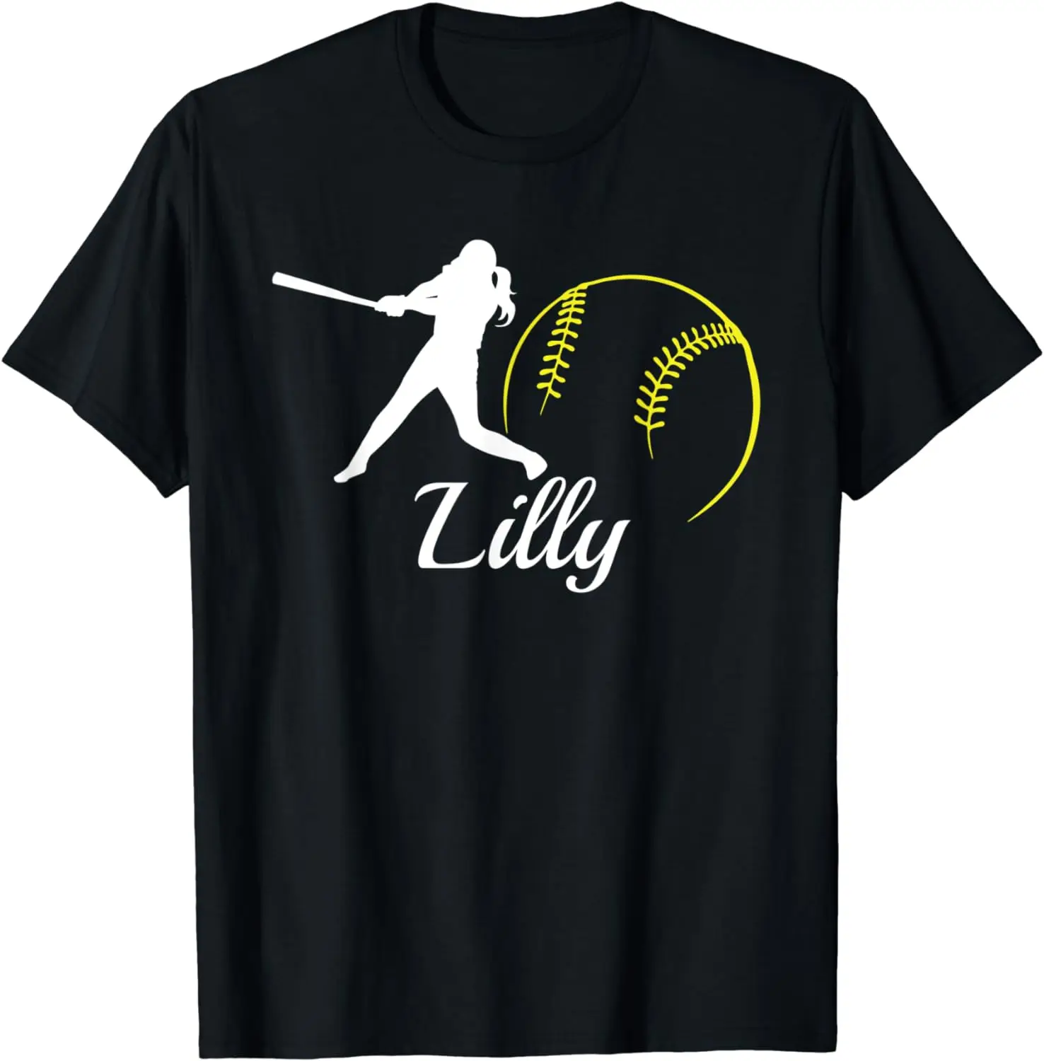 

Lilly Name Gift Personalized Softball T-Shirt