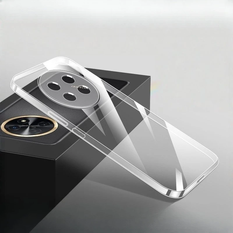 EUCAGR Handyhülle für Huawei Enjoy 90 Pro Max Plus Enjoy90+, transparent, weich, TPU-Silikonhülle, Rückseite, Schutzhülle