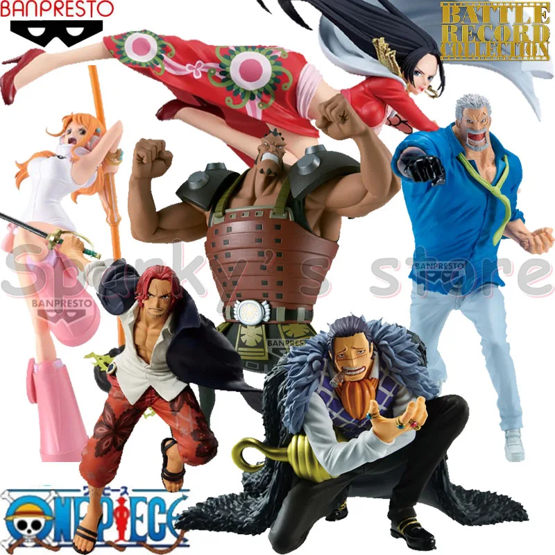 

Bandai Original BRC BATTLE RECORD COLLECTION ONE PIECE Anime Figure Crocodile Monkey D. Luffy Action Figure Toys for Kids Gifts