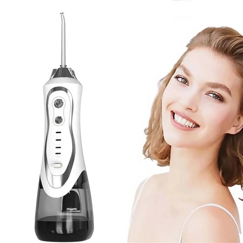 Waterproof Pulse Water Flosser Electric Oral Irrigator, Household Ultrasonic Oral Cleaner for Orthodontic & Calculus Removal