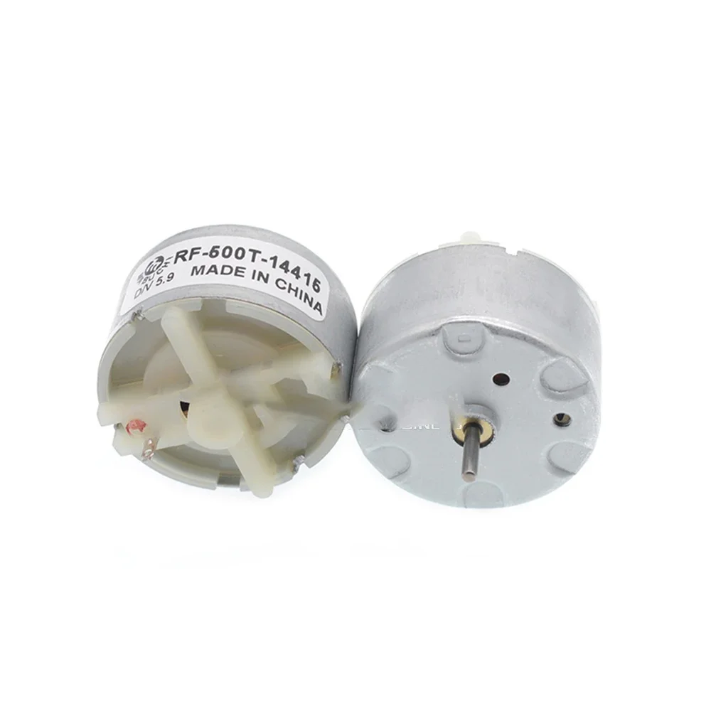 Micro RF-500TB 12560 14415 18280 Motor DC 3V-12V 6V 9V 3700RPM Shaft Diameter 2mm Round 32MM  Humidifier Alarm 12Volt