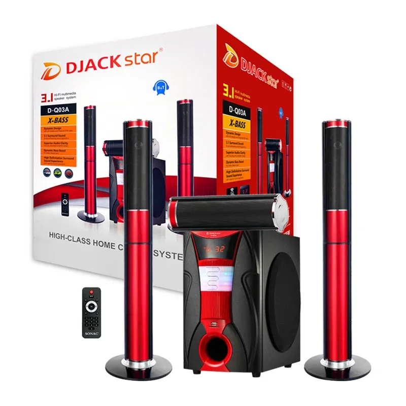 DJACK STAR D-Q03A  woofers and home theatres multimedia 3.1 x-bass speaker