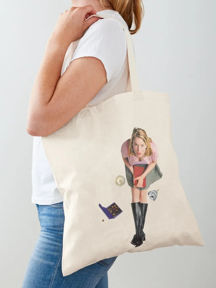 

Bridget Jones Diary Tote Bag reusable grocery bags shopper bag women canvas large tote bag Fabric