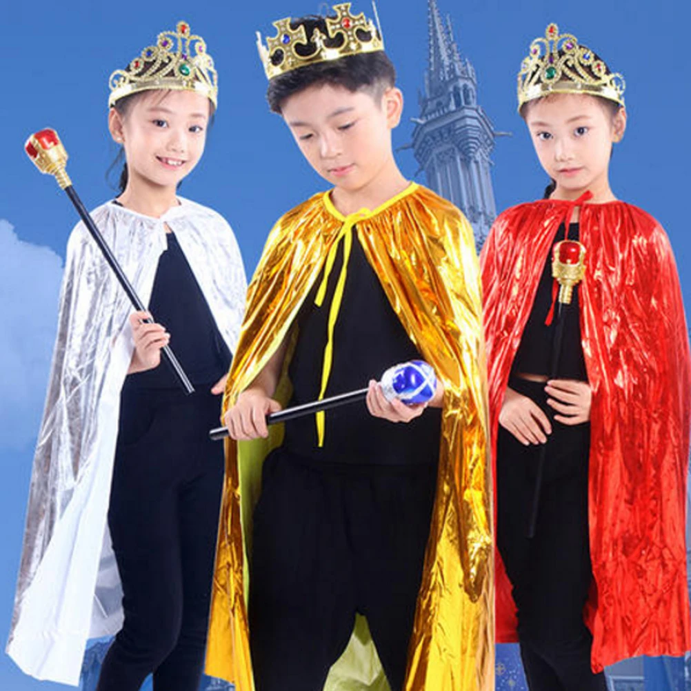 

2 Pcs Party Supplies King Crown The Medieval Favors Princess Crowns for Men Golden
