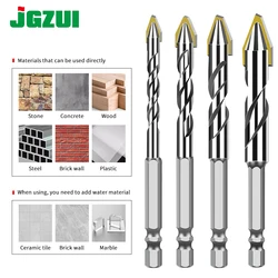 Hex Shank Eccentric Drill Bit Set for Brick Steel Tile Wood Glass Plastic Wall Mirror Masonry Concrete Drill Bit Set