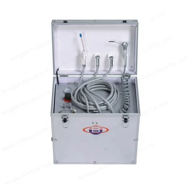 

Portable Mobile de-tal unit with turbine dentist chair units with air compressor