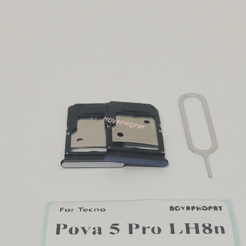 Tecno Pova 5 Pro용 SIM 카드 트레이, LH8n Sim 거치대 슬롯 어댑터 리더 핀, 신제품