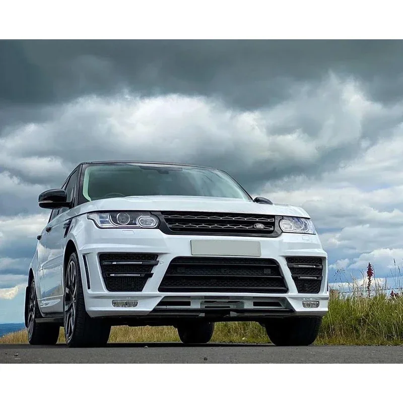 XDSAuto أجزاء LM نمط طقم الجسم المصد الأمامي الخلفي رئيس مصباح الحاجز طقم الجسم الواسع لاند روفر رينج روفر 2014-2017 للبيع #3