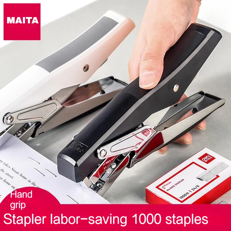 MAITA Handheld Takeaway Packaging Snack Bag Hand-Held Effortless Stapler Size 12 Hand-Held Stapler