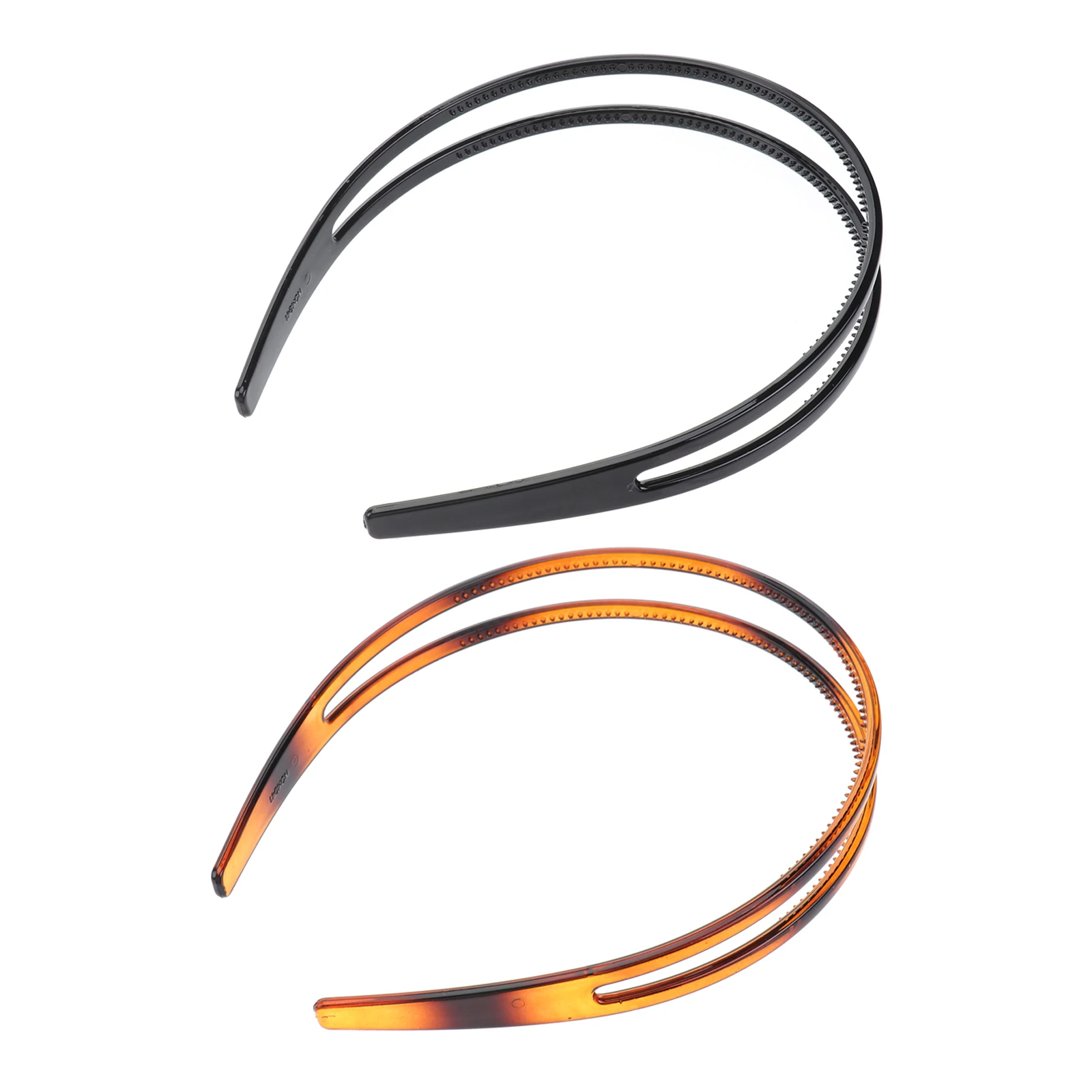 

2pcs Non slip Headband Girls Hair Scrunchies Women Fashion Comb Child Toothed Hoop Durable Use Elegant Design Gorgeous Color