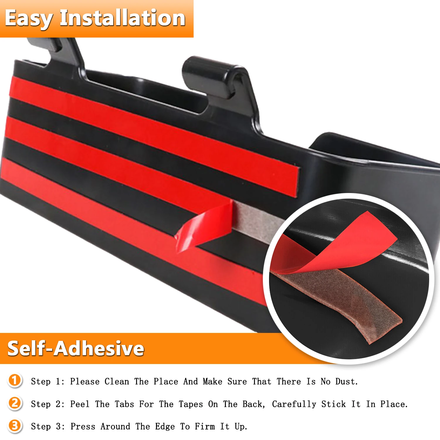 Car Sun Visor Storage Box Sunglasses Case Holder Organizer Tray for Ford Bronco 2021-2026 Stowing Tidying Interior Accessories