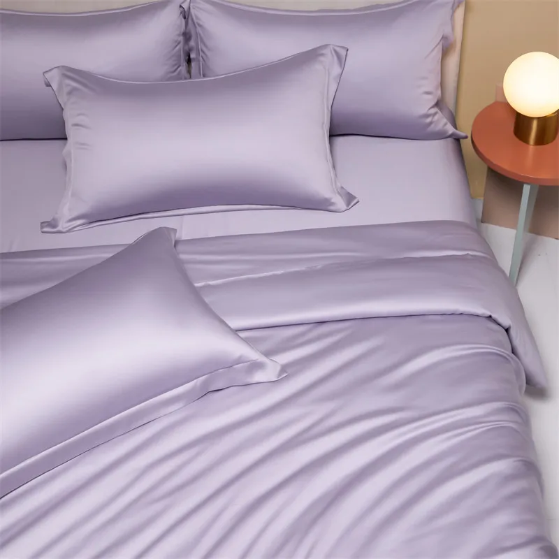 Luxury Bedding 100% Bamboo Duvet Cover 1PC Soild Colors Single Queen King Bed Cover Quilt Cover Soft Comfortable  Summer Cooling