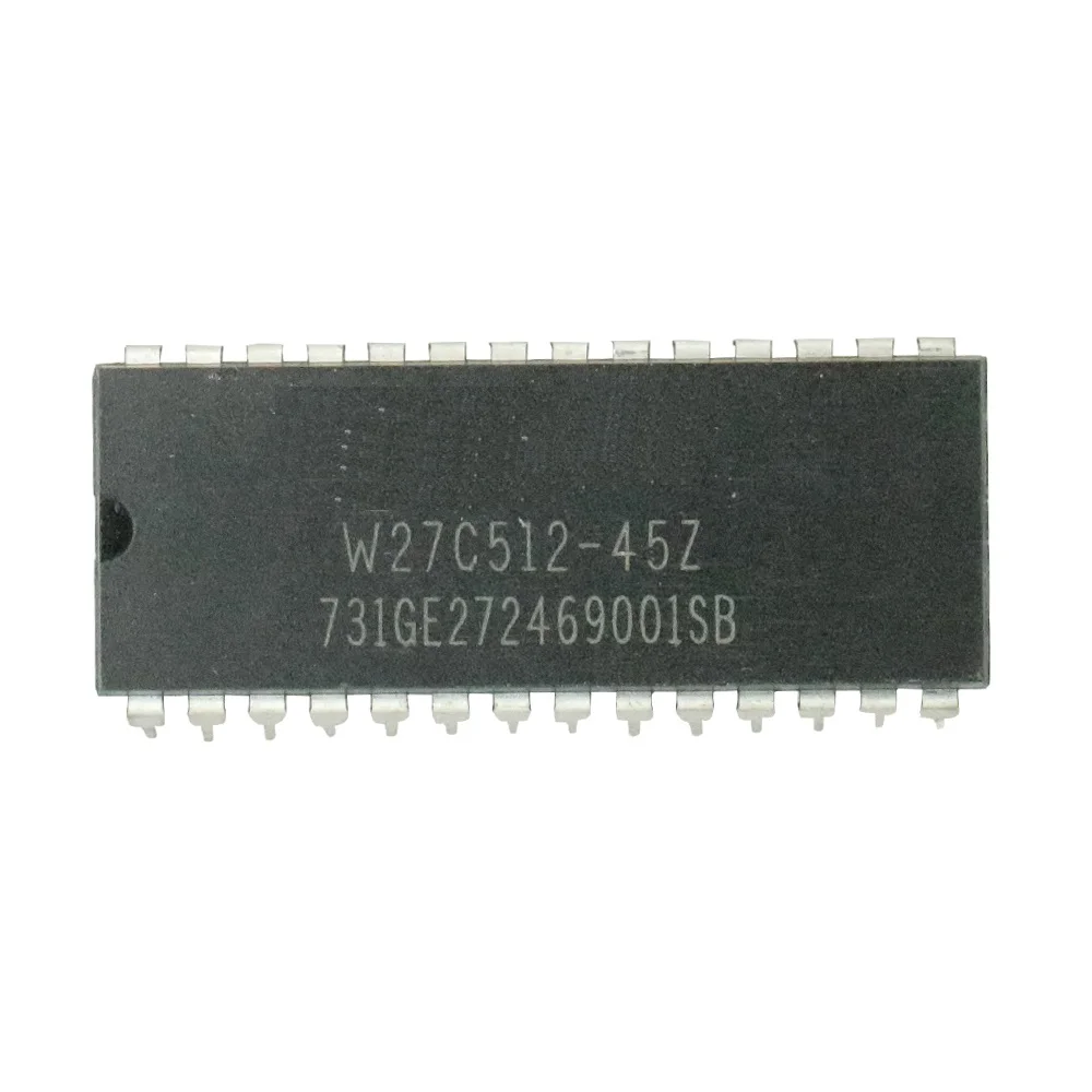 10 PCS/Lot IC Chips W27C512 W27C512-45Z 28DIP IC EEPROM 512KBIT Original Integrated Circuits NEW