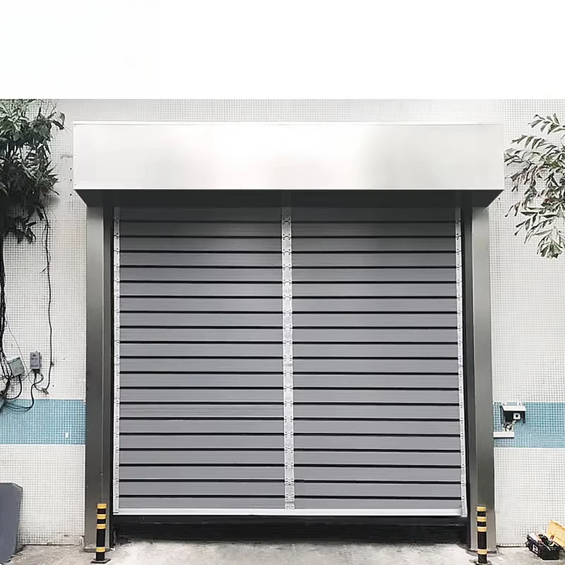 Roller Shutter Aluminum Fast Rolling Simple Hard Fast Door For Warehouse