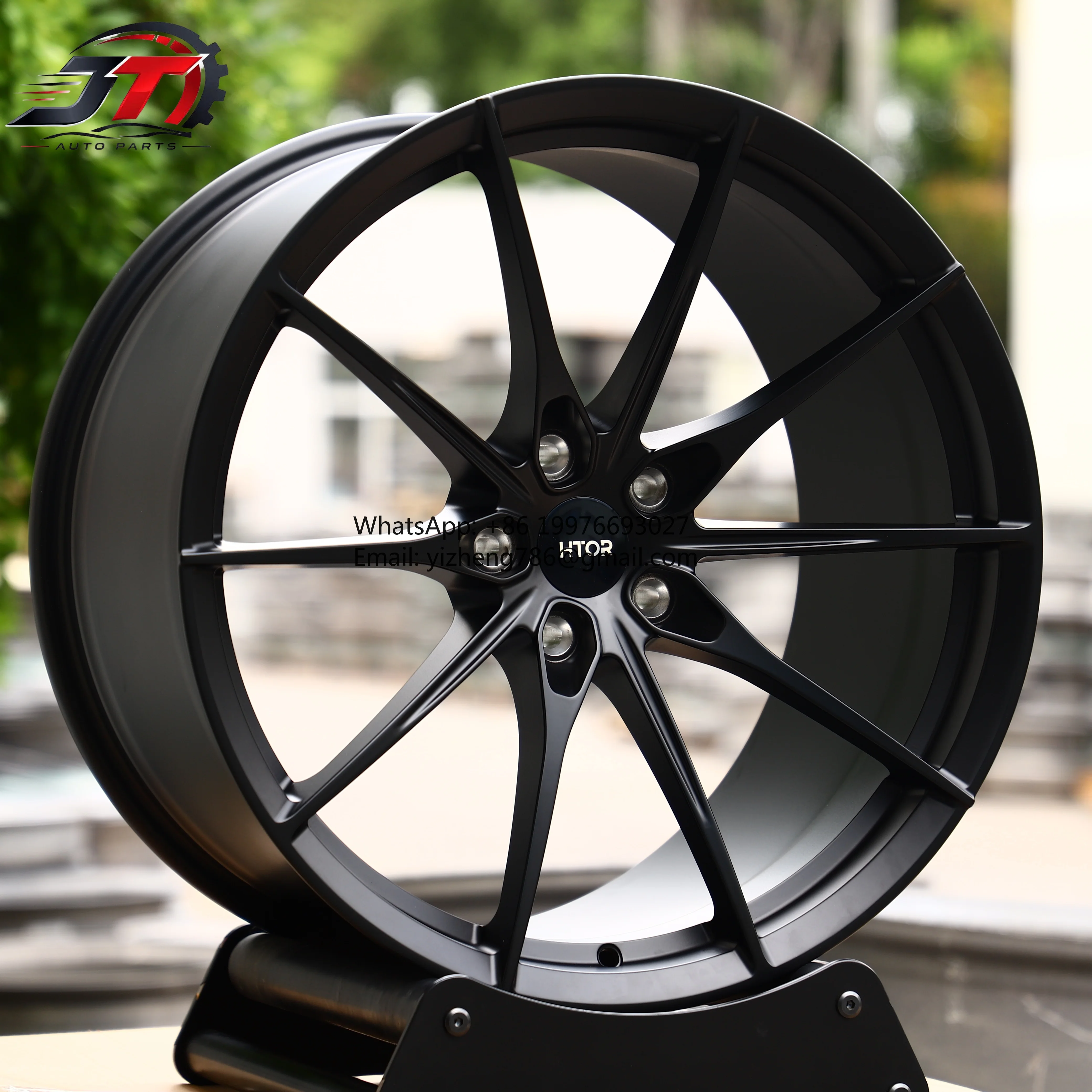 JT Forged Wheels Matte Black 16-24 Inch 5x112 5x120 SUV Car Rims Forged Wheel For 3 4 Series For Honda Civic For Camry