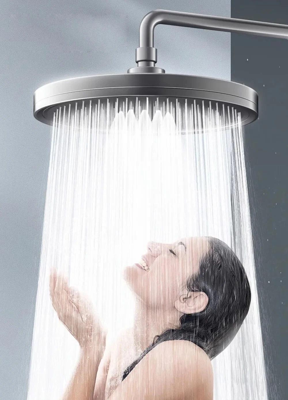 6 Modes Rainfall Shower Head Bathroom High Pressure Top Rain Shower Heads Shower Faucet Accessories With Filter