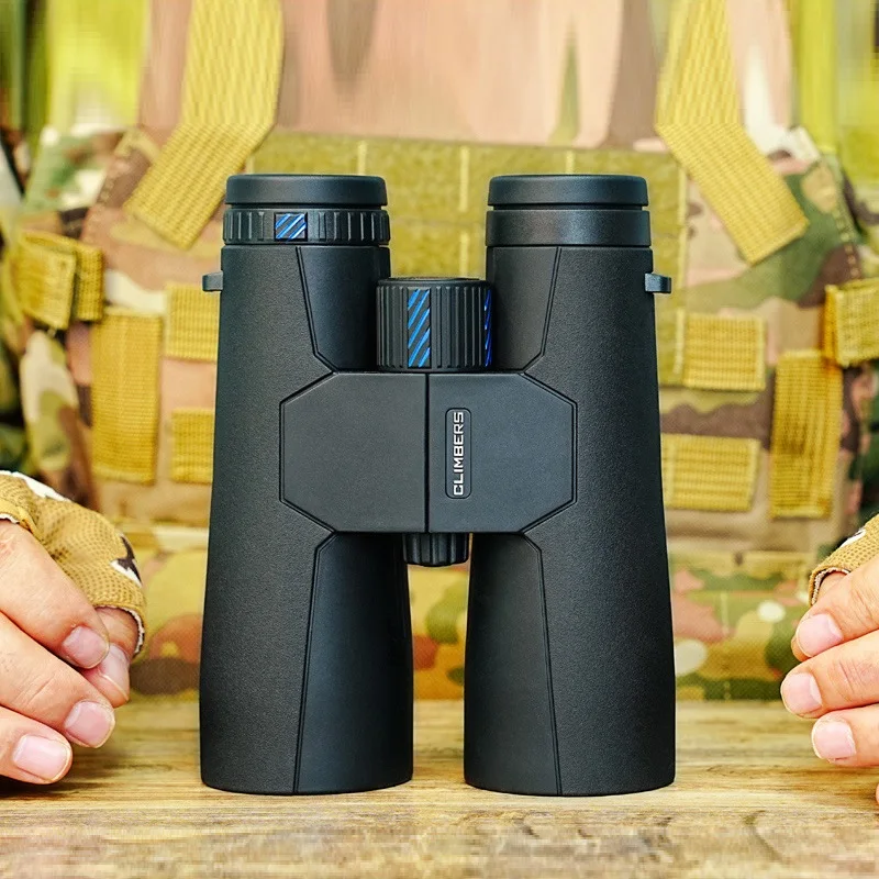 

New Professional Grade 10x 50 12x 50 Waterproof Binoculars Low Dispersion ED HD BAK4 Military Hunting Telescope